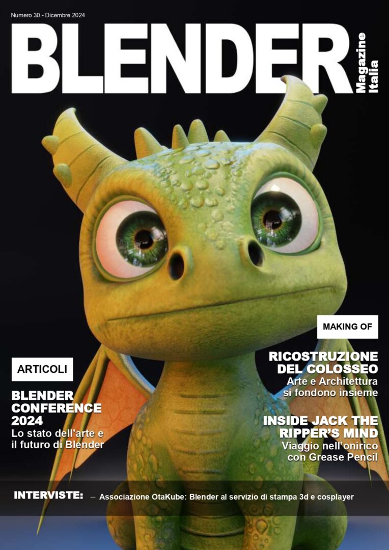 Numero 30 del Blender Magazine Italia